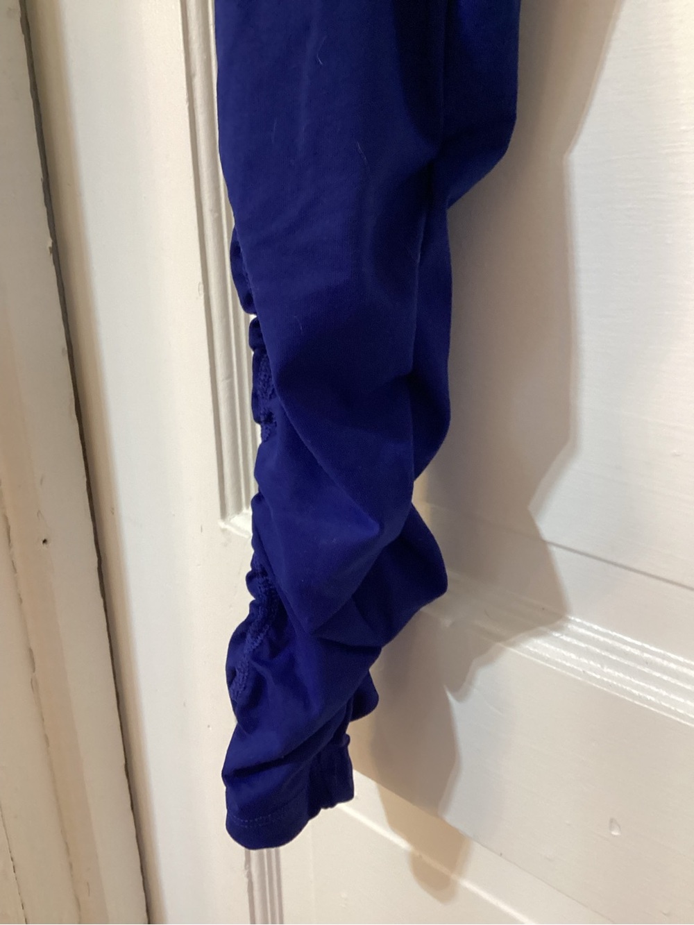 Baleaf Girls' Deep Blue Twist-Hem Leggings - Picture 5 of 8